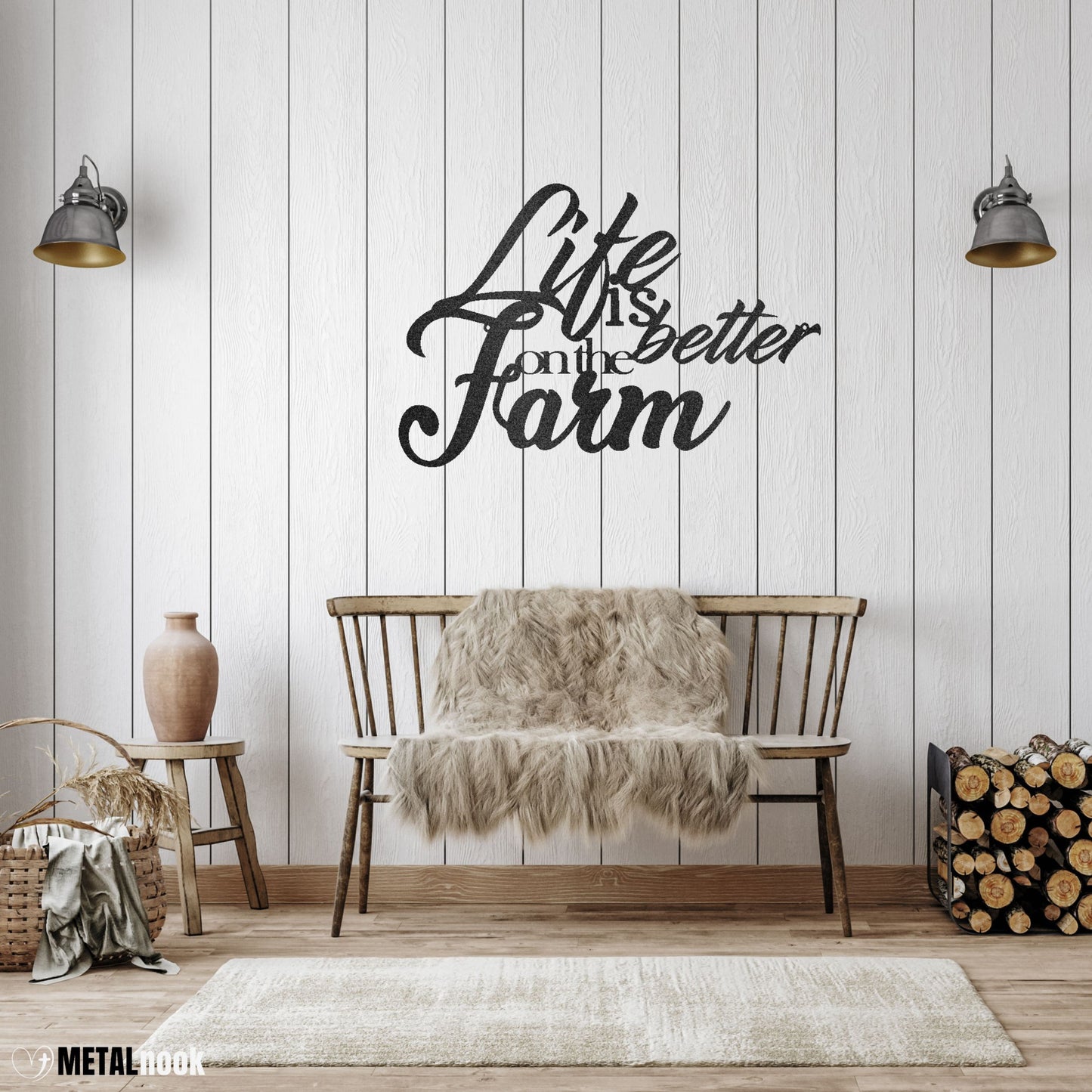 Life is Better on the Farm - Metal Sign