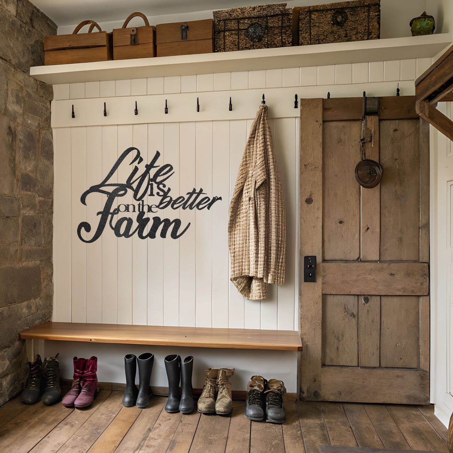Life is Better on the Farm - Metal Sign
