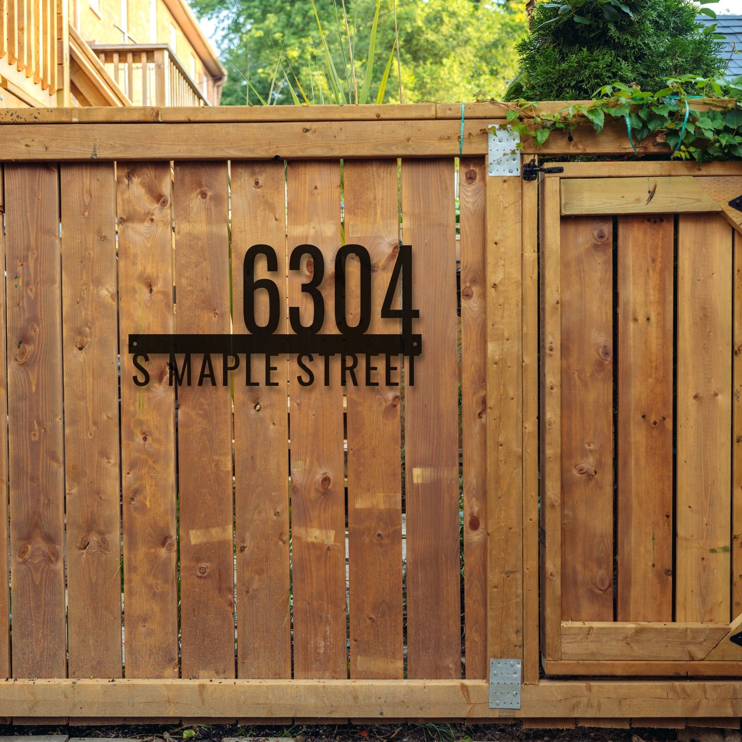 Custom Address Metal Sign