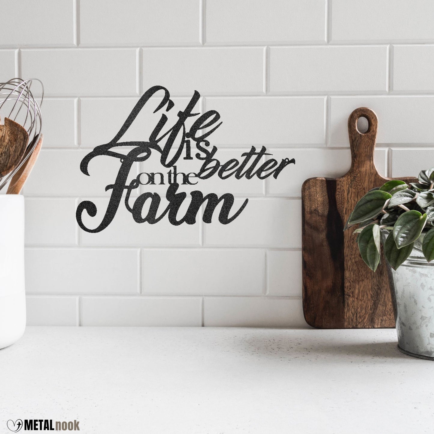 Life is Better on the Farm - Metal Sign