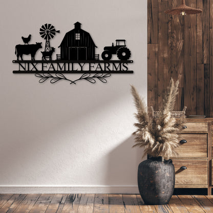 Farm Metal Sign - Personalized