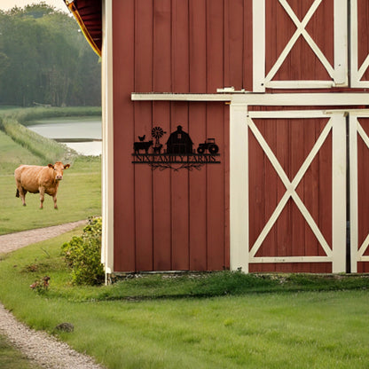 Farm Metal Sign - Personalized